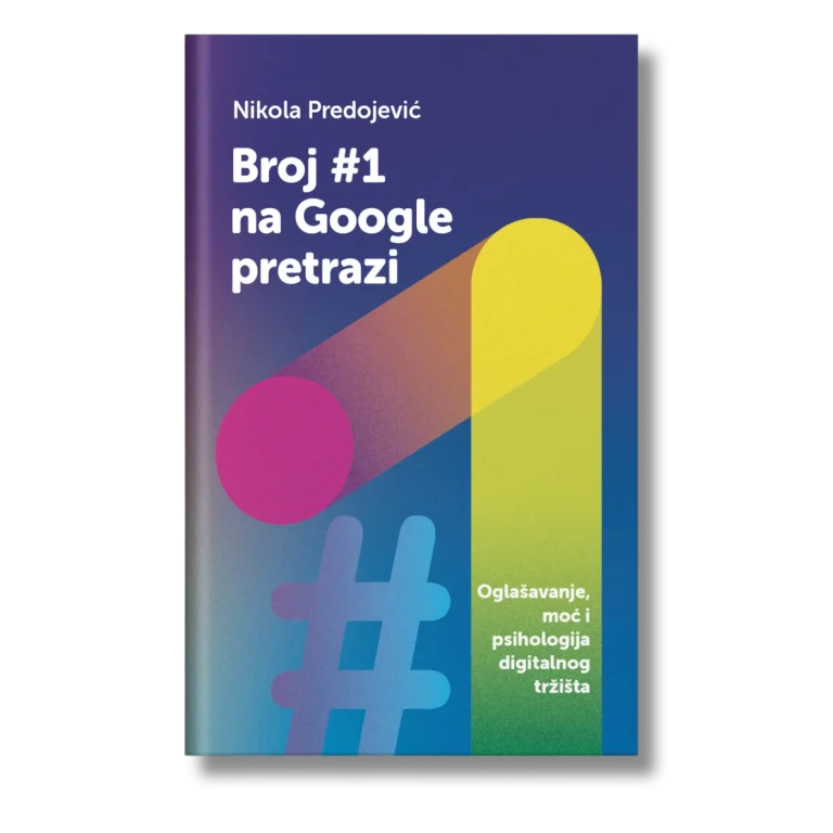 Korica knjige „Broj 1 na Google pretrazi”, štampa Librum print